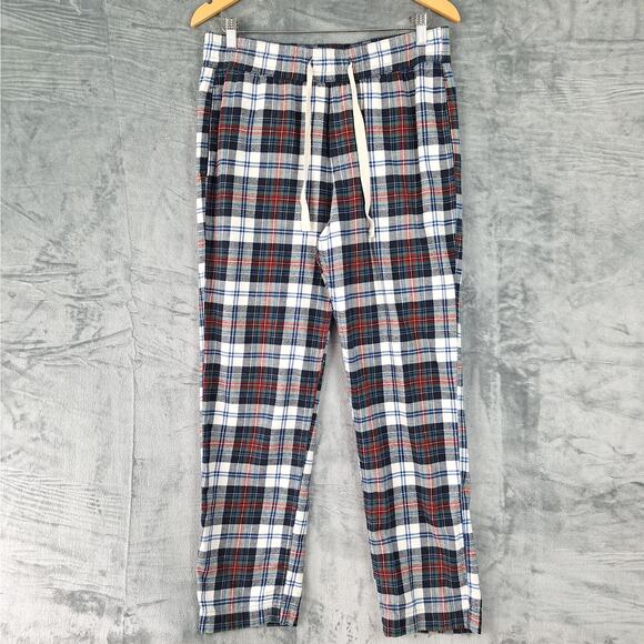 Abercrombie & Fitch Pants Mens Small Sleep Flannel Pajama Plaid Lounge‎ Comfy - Picture 1 of 7